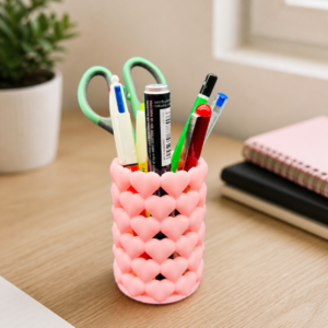 Pot à stylos cœur 💖