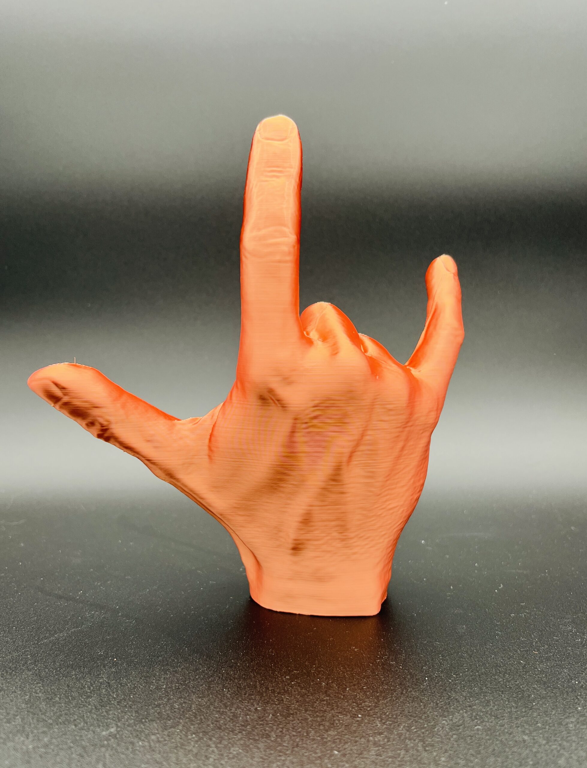 Main rock & love en impression 3D – Déco originale – Image 2
