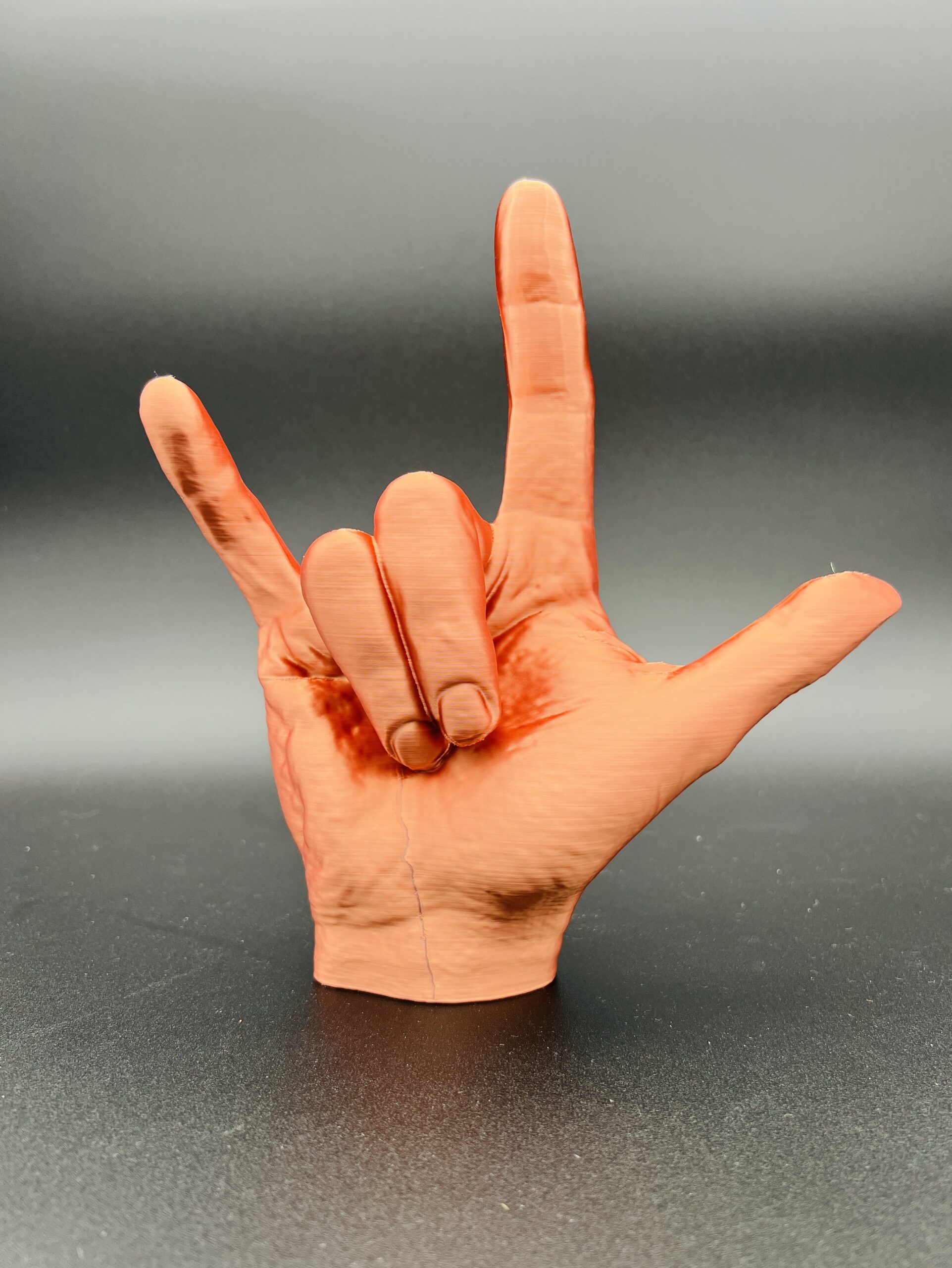 Main rock & love en impression 3D – Déco originale – Image 3